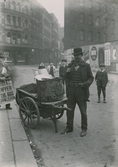 Hot Chestnuts in Covent Garden by English Photographer