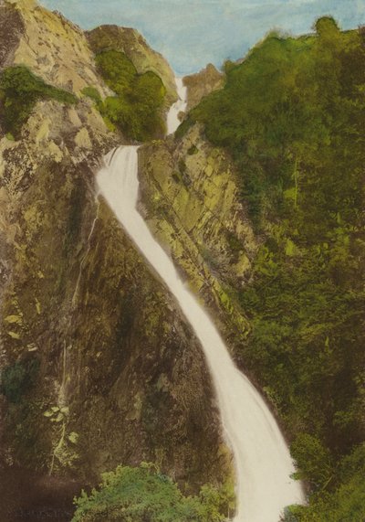 Llanberis, Waterfall by English Photographer