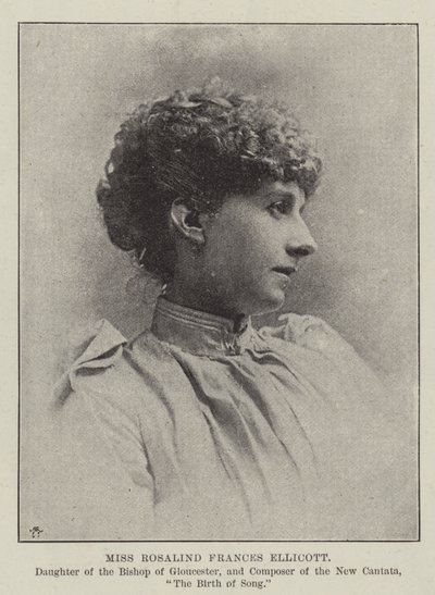 Miss Rosalind Frances Ellicott by English Photographer