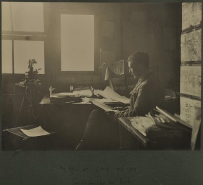My office at GHQ, 1917-18 by English Photographer