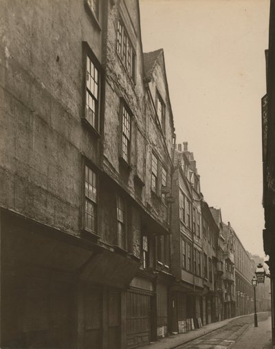 Old Houses in Wych Street, London by English Photographer