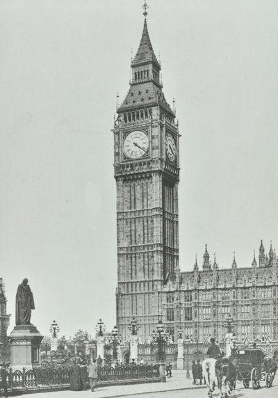 Parliament Square, Westminster: Big Ben, 1896 by English Photographer