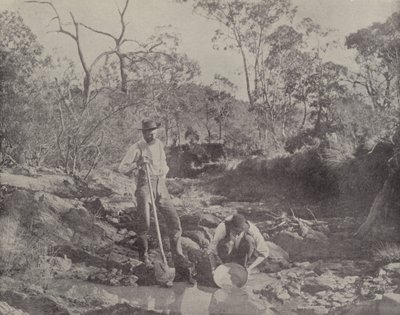 Prospectors trying a Dish by English Photographer