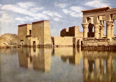 Ruins of Temple of Philae, Egypt by English Photographer
