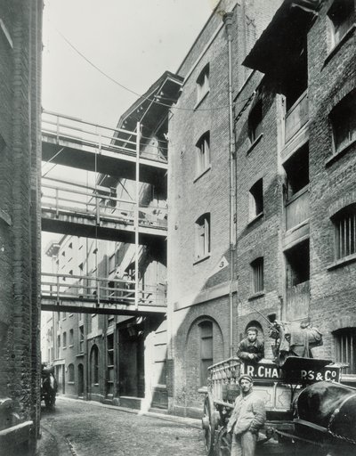 Shad Thames, London, 1890 by English Photographer