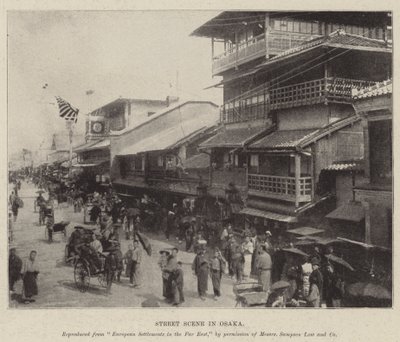 Street Scene in Osaka by English Photographer