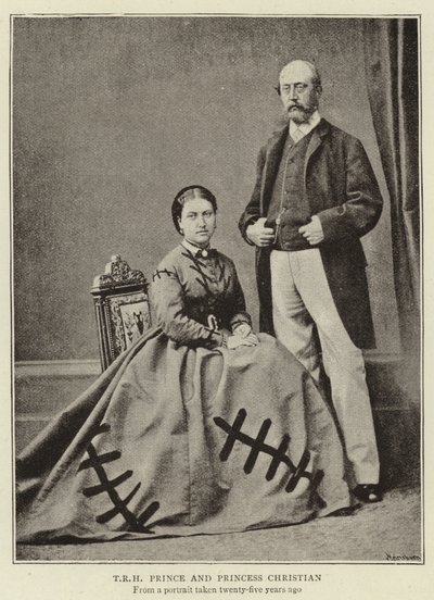 T R H Prince and Princess Christian by English Photographer