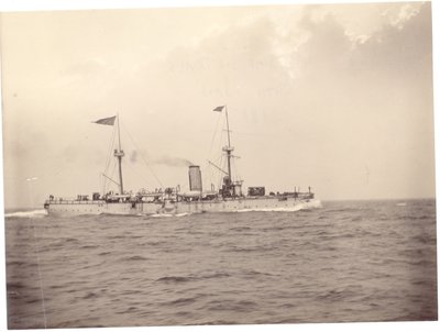 The "Chih Yuan" at sea by English Photographer