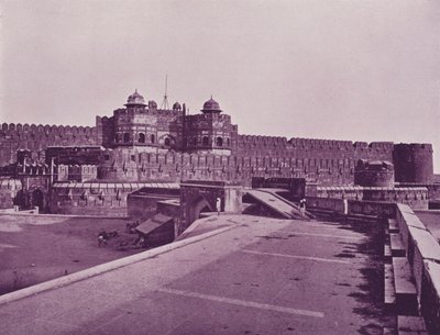 The Delhi Gate, Agra Fort by English Photographer