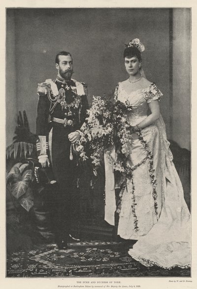 The Duke and Duchess of York by English Photographer