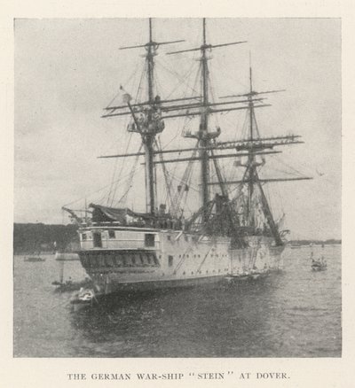 The German War-Ship Stein at Dover by English Photographer