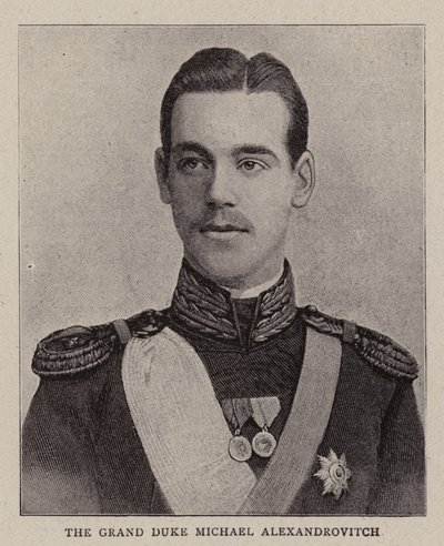 The Grand Duke Michael Alexandrovitch by English Photographer