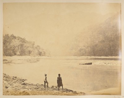 The Teesta at Bheerkotee. Views of Darjeeling, 1870