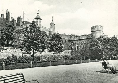 Tower of London from the Wharf by English Photographer