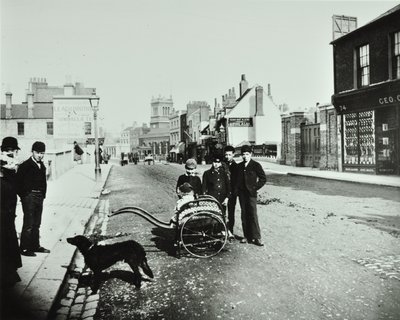 Wandsworth High Street: looking west, 1890 by English Photographer