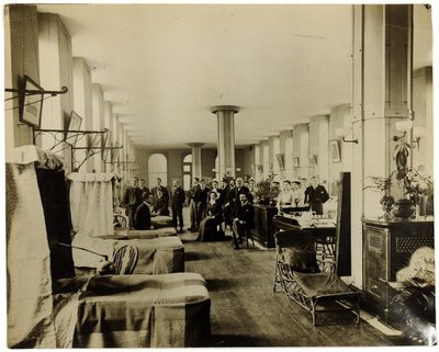 Ward at St. Thomas Hospital, London, c.1890 by English Photographer