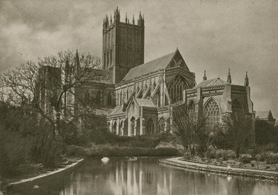 Wells Cathedral, from the Swan Pool by English Photographer