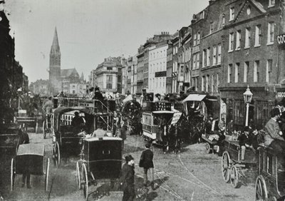 Whitechapel High Street, looking east, 1890 by English Photographer