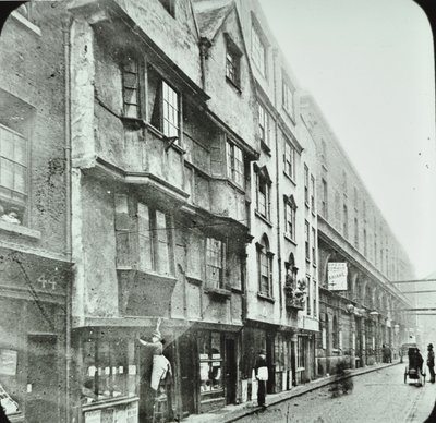 Wych Street, Westminster: looking west, 1890 by English Photographer