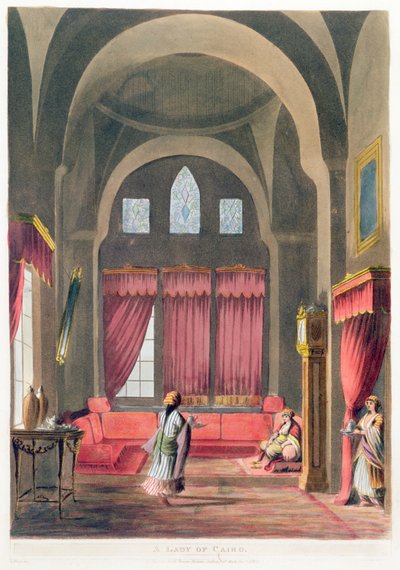 A Lady in Cairo, 1802 by English School