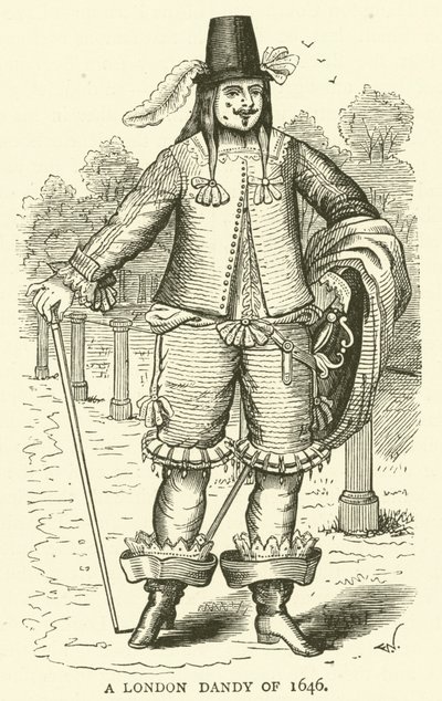 A London Dandy of 1646 by English School