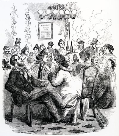 A Night-House in The Haymarket by English School