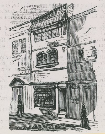 A House in Spitalfields, London by English School