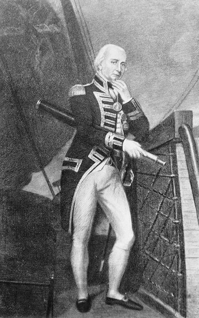 Admiral Lord Collingwood by English School