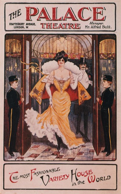 Advertisement for The Palace Theatre by English School