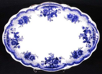 Albertoli Pattern Staffordshire Plate by English School