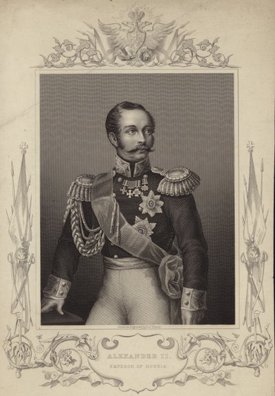 Alexander II of Russia by English School