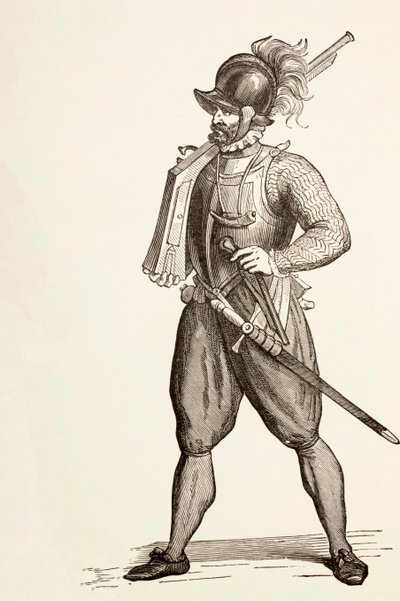 Arquebusier of the 16th Century, c.1880 by English School