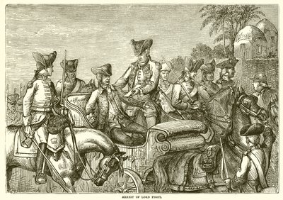 Arrest of Lord Pigot by English School