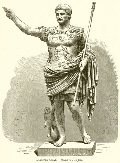 Augustus Caesar (Found at Pompeii) by English School