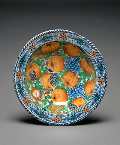 Basin, 1639 by English School