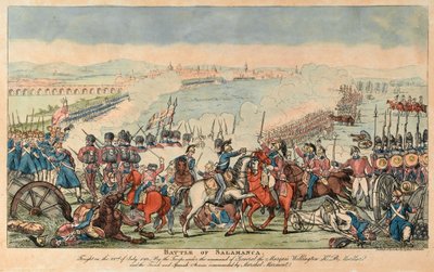 Battle of Salamanca by English School