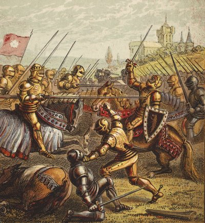 Battle of Tewkesbury by English School