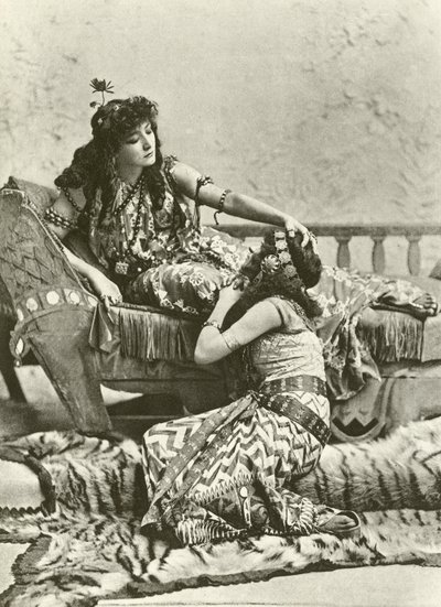 Bernhardt as Cleopatra by English School