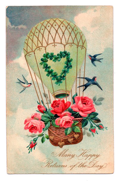 Birthday Postcard by English School