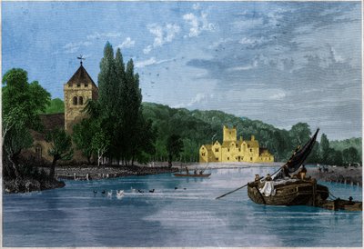Bisham Abbey by English School