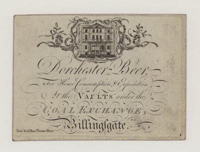 Brewer, Dorchester Beer by English School