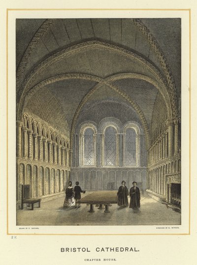 Bristol Cathedral, Chapter House by English School