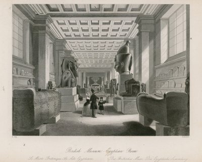 British Museum, Egyptian Room by English School