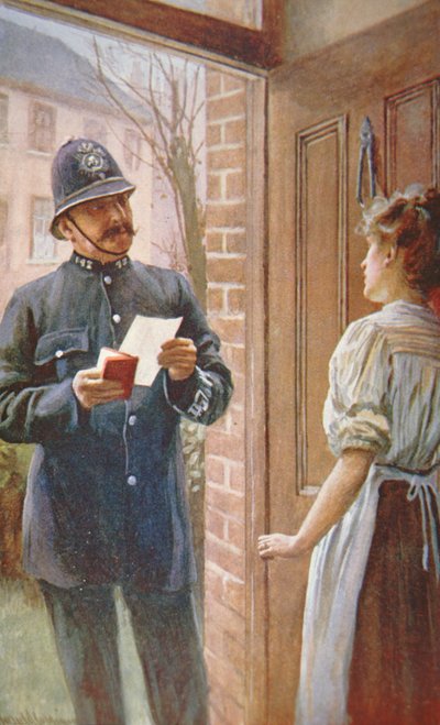 British Policeman, c.1900 by English School