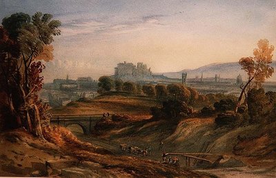 Building the Railway at Edinburgh by English School