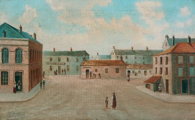 Butter Market and Market Tavern by English School