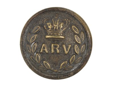 Button, Allahabad Volunteer Rifles, pre-1901 by English School