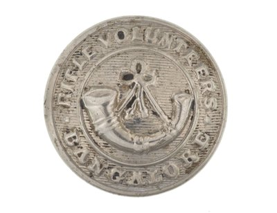 Button, Bangalore Rifle Volunteers, 1880-1920 by English School