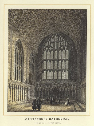 Canterbury Cathedral, View of the Chapter House by English School