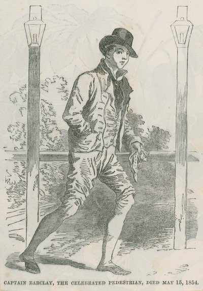 Captain Barclay, the Celebrated Pedestrian by English School